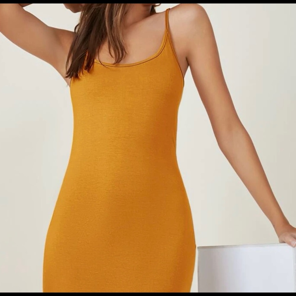 SHEIN - M - MUSTARD YELLOW DRESS - NEW